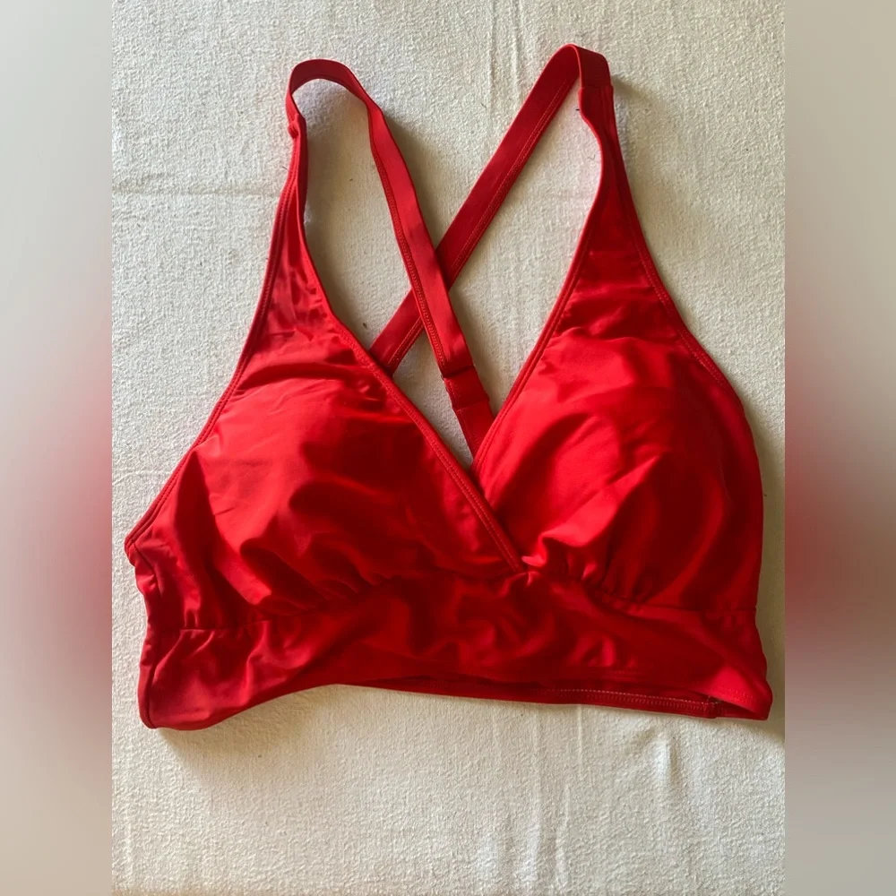 Women’s Red Bikini Top Size 14W - Picture 1 of 4